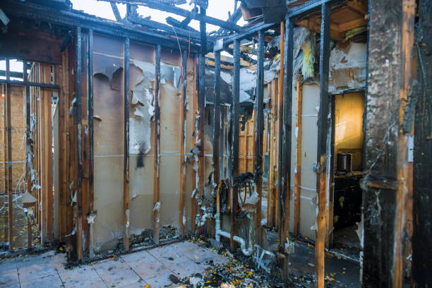 Professional Fire Damage Restoration technician working in St. Francisville, LA
